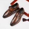 Classic Buckle Slip-on Loafer for Men Casual Shoes Luxury Man Dress Business Leather Shoe Male Footwear