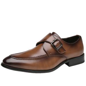 Classic Buckle Slip-on Loafer for Men Casual Shoes Luxury Man Dress Business Leather Shoe Male Footwear