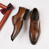 Hot Selling New Fashion Men Shoes Luxury Casual Office Comfort Dress Leather Shoe Male Footwear Lace Up British Brogues