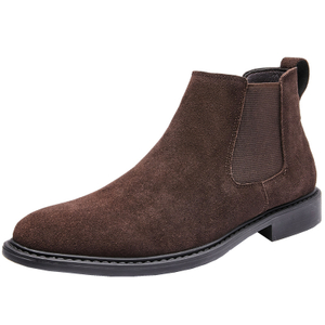 High Luxury Formal Men Leather Shoes Slip on Fashion Shoe Winter Boots for Men′s Casual Shoes