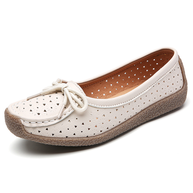 Best Recommendation Luxury Shoes Women Casual Shoes Fashion Elegant Woman Shoe Buckle Hollow Out Slip on Ladies Loafer Female Footwear Loafers