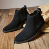 High Luxury Formal Men Leather Shoes Slip on Fashion Shoe Winter Boots for Men′s Casual Shoes