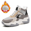 2024 High Quality Newsonfly New Fashion Sneakers Sports Casual Style Women Luxury Shoes Good Price Lady Lace up Footwear with Velvet Warm for Winter Season
